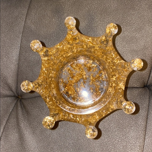 Gold Crown Decorative Resin Art Box - Picture 7 of 16